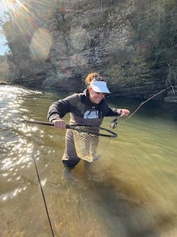Fishing in Broken Bow, Oklahoma