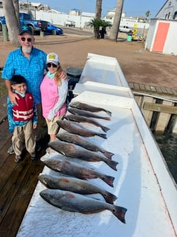 Fishing in Port O'Connor, Texas