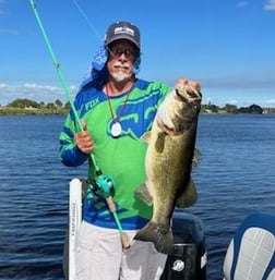 Peacock Bass Fishing in Okeechobee, Florida, USA