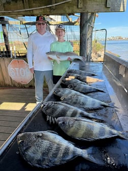 Fishing in Lake Jackson, Texas