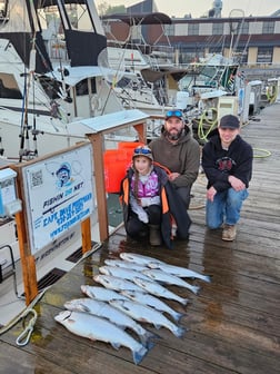 Fishing in Port Washington, Wisconsin