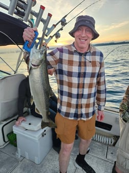 Fishing in Port Washington, Wisconsin