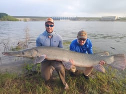 Fishing in Coldspring, Texas