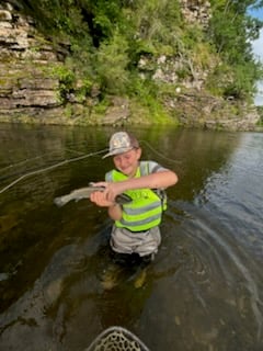 Fishing in Broken Bow, Oklahoma