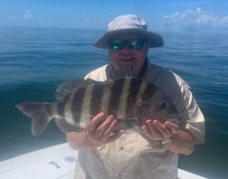 Sheepshead fishing in Hatteras, North Carolina