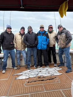 Fishing in Winthrop Harbor, Illinois