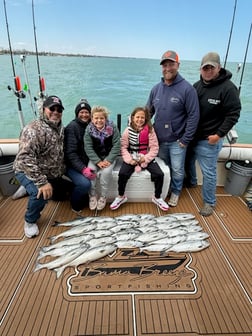 Fishing in Winthrop Harbor, Illinois
