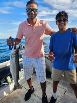 Fishing in Port Washington, Wisconsin