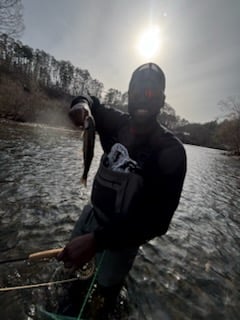 Fishing in Broken Bow, Oklahoma
