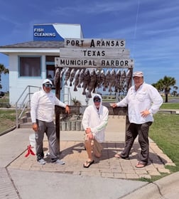 Fishing in Aransas Pass, Texas