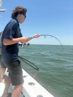 Fishing in Wanchese, North Carolina