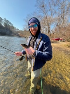 Fishing in Broken Bow, Oklahoma