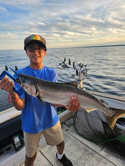 Fishing in Port Washington, Wisconsin