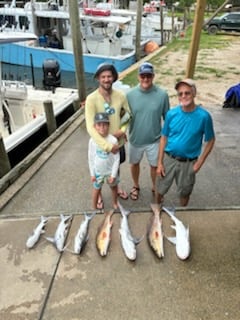 Fishing in Bon Secour, Alabama