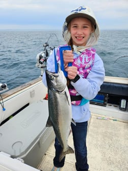 Fishing in Port Washington, Wisconsin