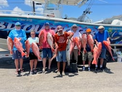 Barracuda, Mahi Mahi, Red Snapper Fishing in Etoile, Texas
