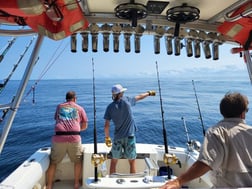 Wahoo fishing in Wanchese, North Carolina