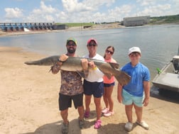 Fishing in Coldspring, Texas