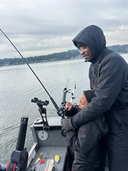 Fishing in Lake Stevens, Washington