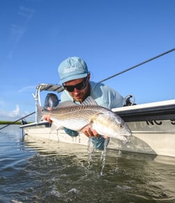 Redfish fishing in Wrightsville Beach, North Carolina