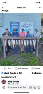Fishing in Port Isabel, Texas