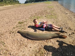 Fishing in Coldspring, Texas