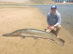 Fishing in Coldspring, Texas