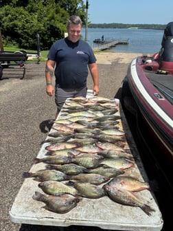 Fishing in Scroggins, Texas