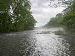 Fishing in Broken Bow, Oklahoma