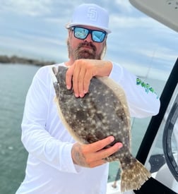 Flounder fishing in Little River, South Carolina