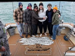 Fishing in Winthrop Harbor, Illinois