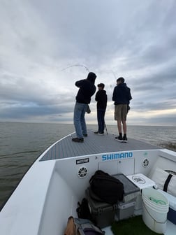Fishing in Wanchese, North Carolina