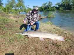 Fishing in Coldspring, Texas