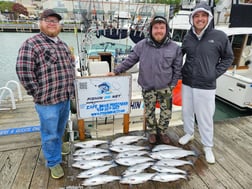Fishing in Port Washington, Wisconsin