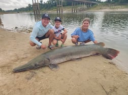 Fishing in Coldspring, Texas