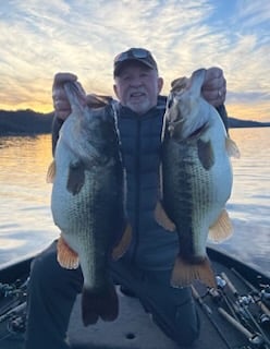 Fishing in Hidden Valley Lake, California