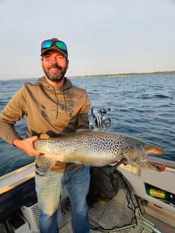 Fishing in Port Washington, Wisconsin