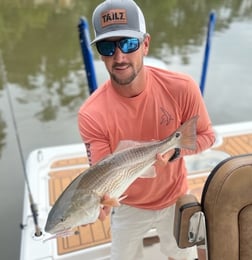Flounder fishing in Little River, South Carolina