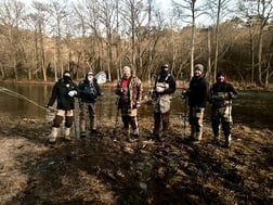 Fishing in Broken Bow, Oklahoma