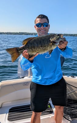 Fishing in Ogdensburg, New York