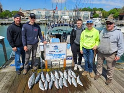 Fishing in Port Washington, Wisconsin