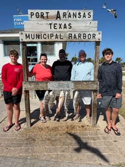 Fishing in Port Aransas, Texas