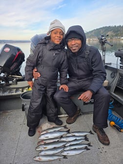 Fishing in Lake Stevens, Washington