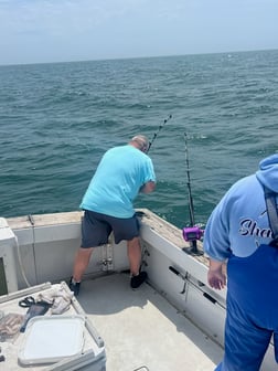Fishing in Keyport, New Jersey