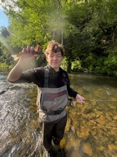 Fishing in Broken Bow, Oklahoma