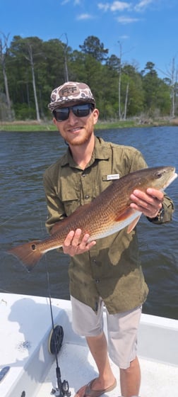 Fishing in North Topsail Beach, North Carolina