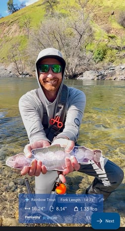 Fishing in Hume, California