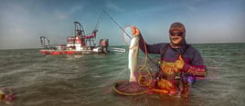 Wading the Laguna Madre