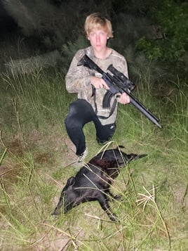 Hog Hunting in Coldspring, Texas