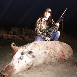 Hog Fishing in Carrizo Springs, Texas